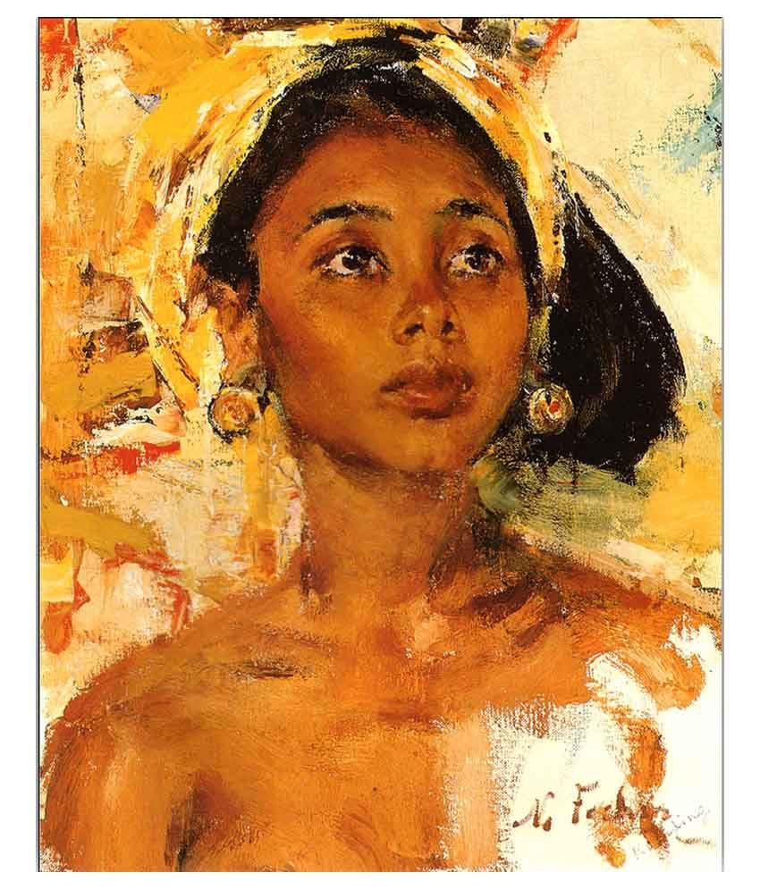 Vitalwalls Canvas Portrait Painting without Frame Buy Vitalwalls