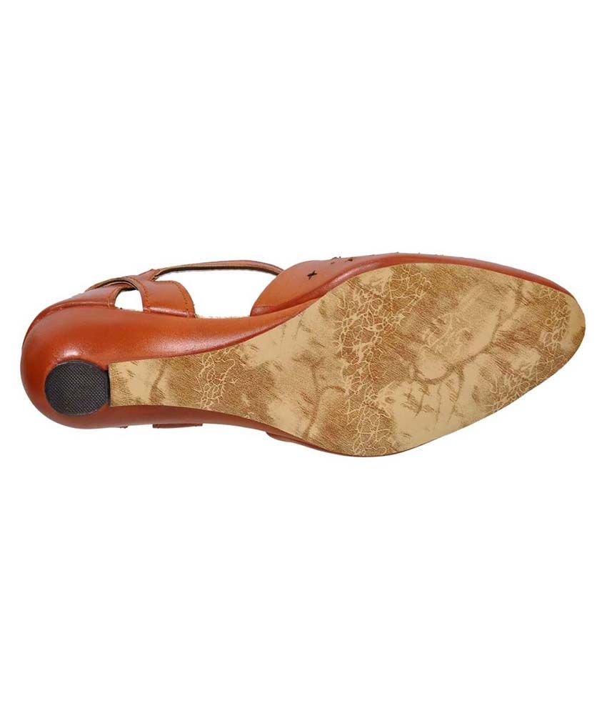 tan flat slip on sandals