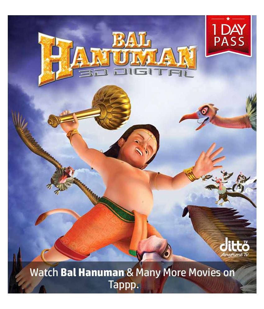 Buy Bal Hanuman & 1000+ Movies on Tappp - 1-Day Subscription Online on  Snapdeal