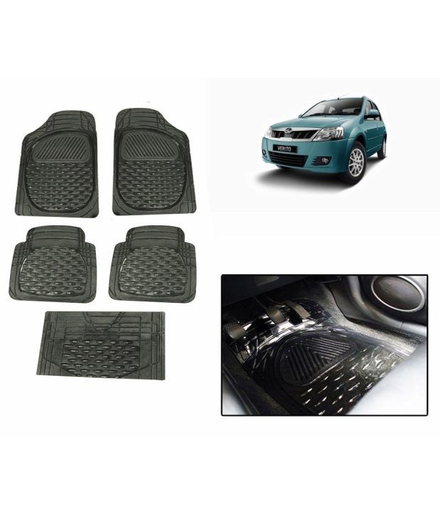 Speedwav Set Of 5 Premium Smoke Black Car Floor Matsmahindra Verito Buy Speedwav Set Of 5