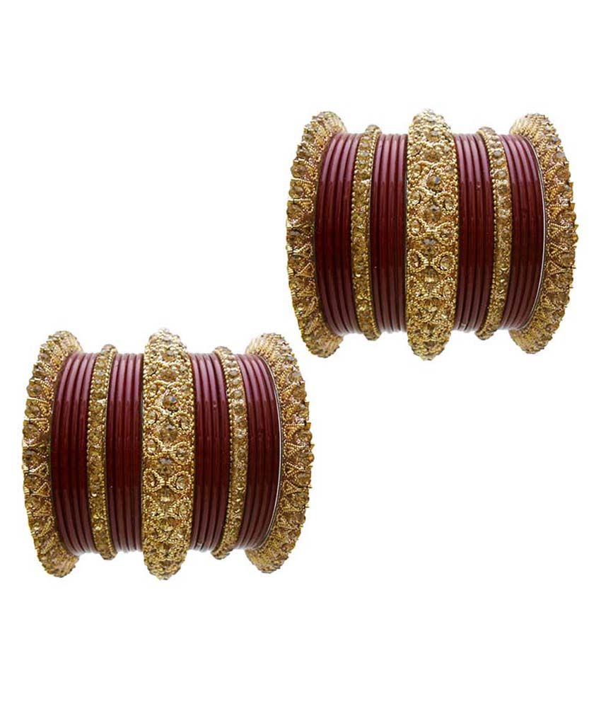 maroon bangles online shopping