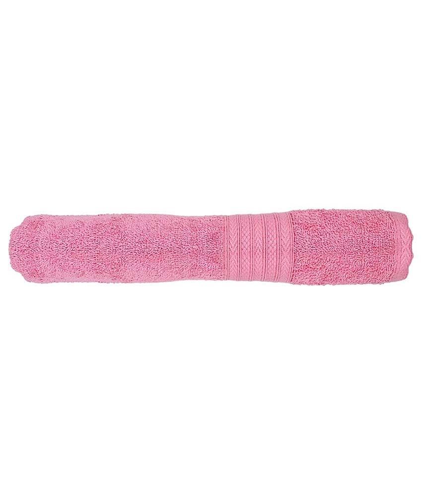 Cloth Fusion Pink Plain Cotton Bath Towel Buy Cloth Fusion Pink Plain