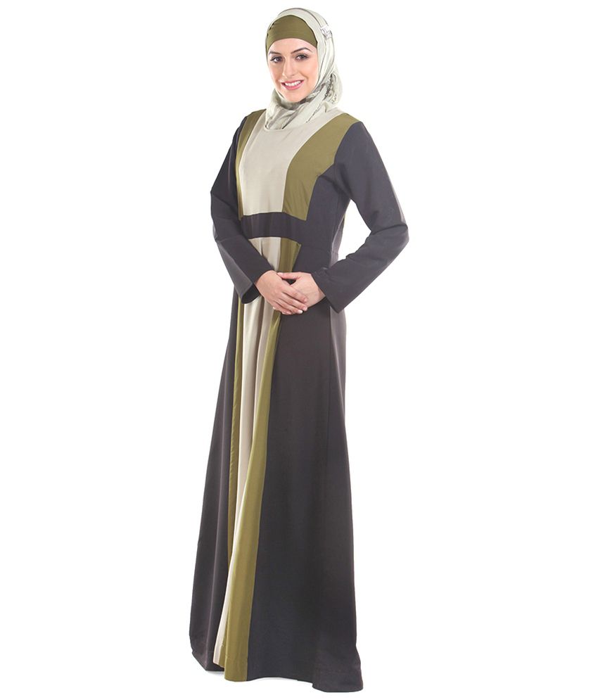 Momin Libas Multi Color Ploycrepe Stitched Burqas-Abaya without Hijab ...