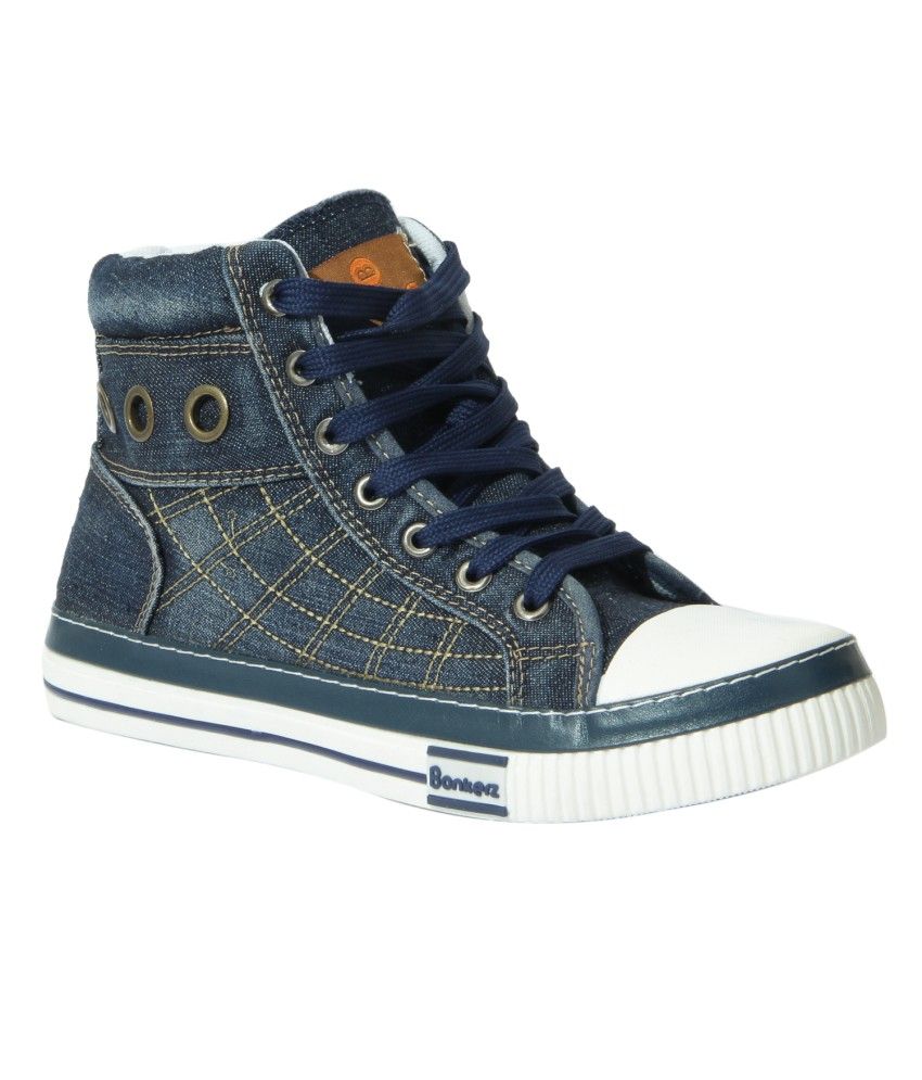 Bonkerz Navy Canvas Shoes - Buy Bonkerz Navy Canvas Shoes Online at ...