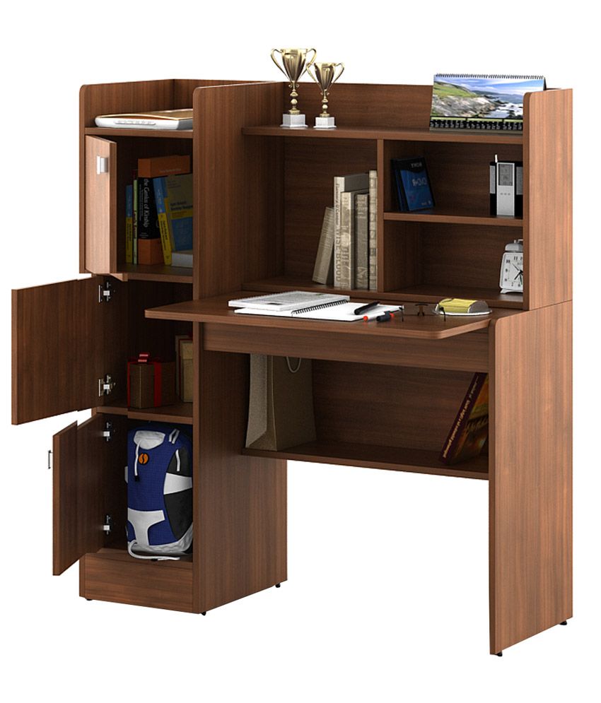 Kosmo Study Table in Brown Buy Kosmo Study Table in 