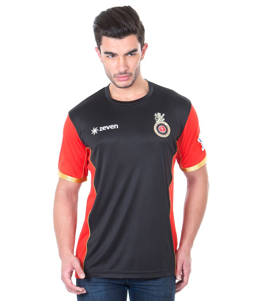 Royal Challengers Bangalore IPL16 Black T Shirt - Buy Royal Challengers ...