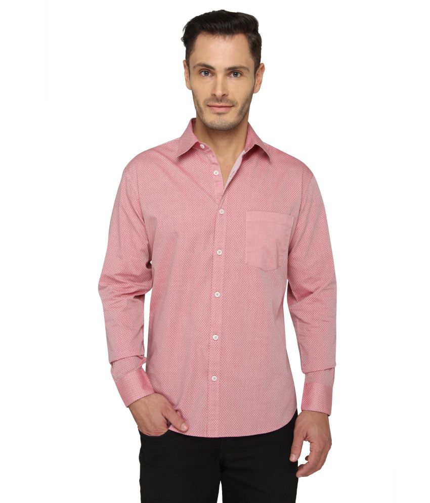 Bluvior Pink Casuals Slim Fit Shirt - Buy Bluvior Pink Casuals Slim Fit ...
