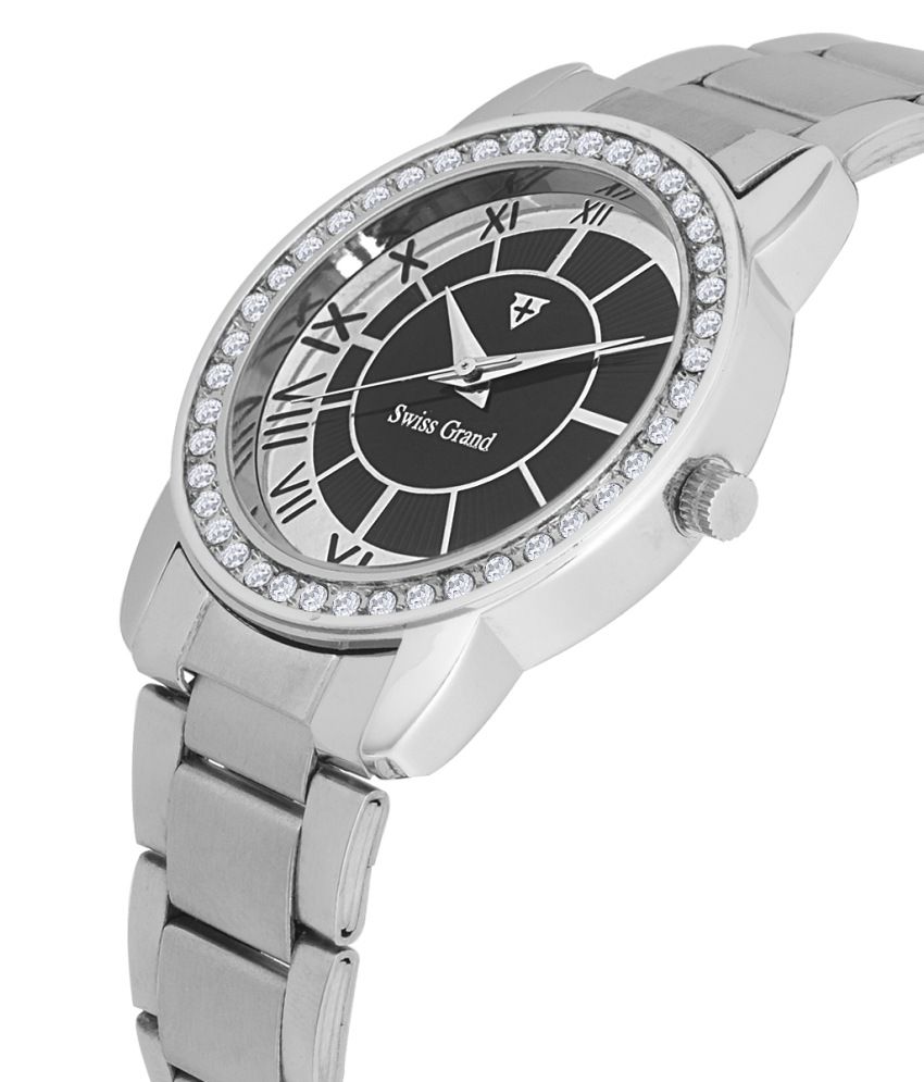 Swiss Grand Silver Casual Watch For Women Price in India  