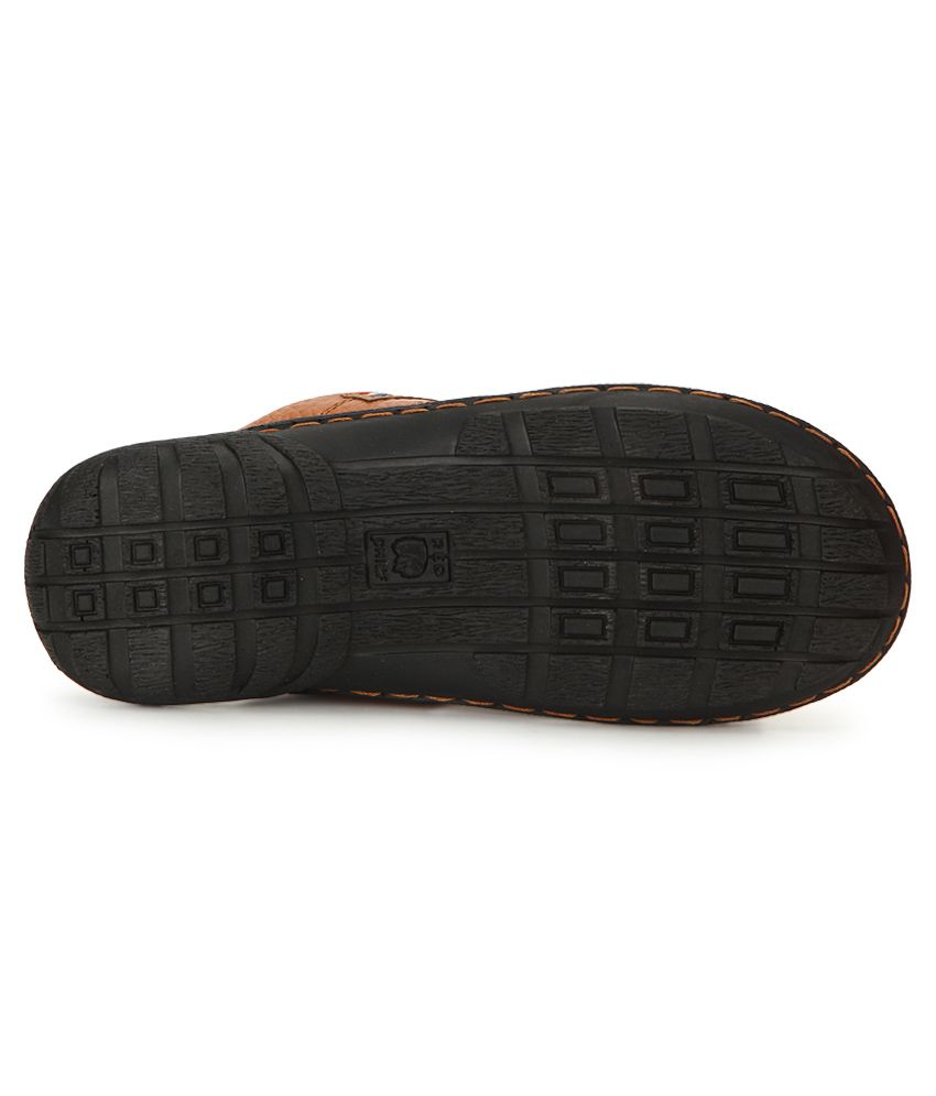 red chief tan slippers