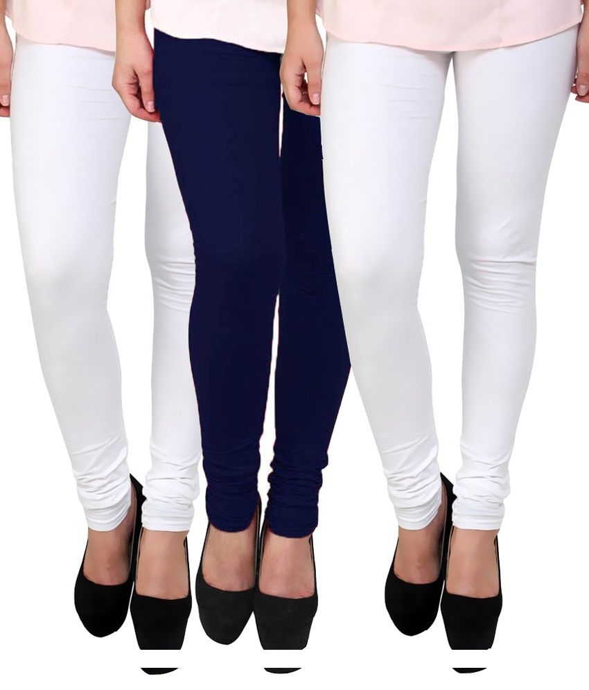 Fashion Guru Trading Co. Multi Color Cotton Leggings Price in India