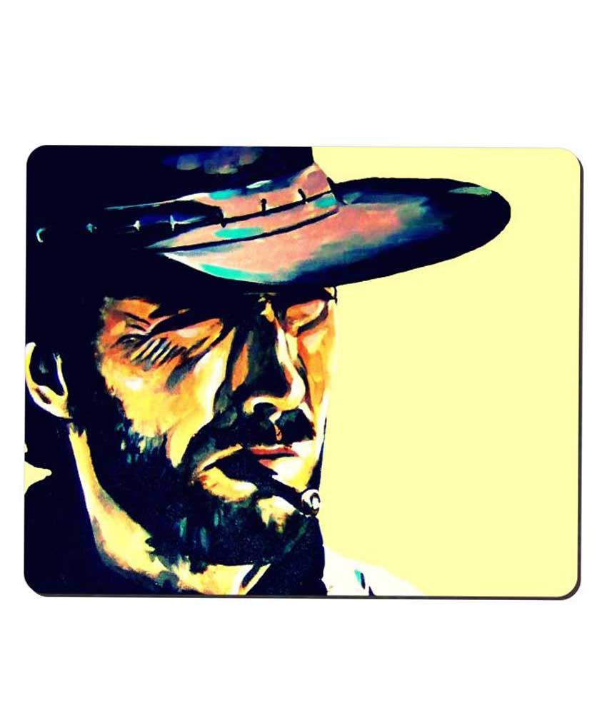 Buy Ownclique Multicolor Clint Eastwood Retro Pop Art Mouse Pad