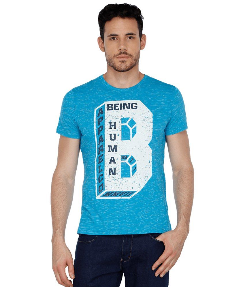 being human blue t shirt