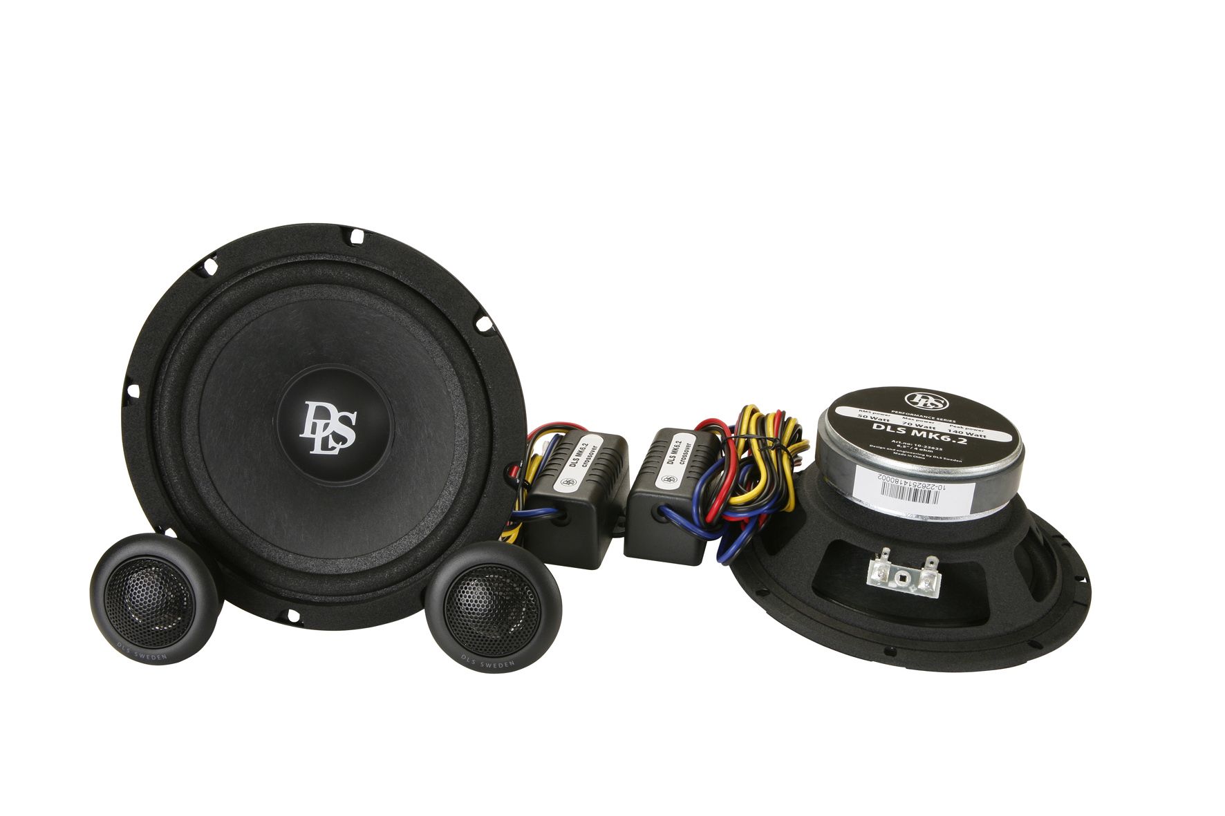 DLSMK6.2 Car Speaker With Tweeter and Crossover Black Buy DLSMK6.2