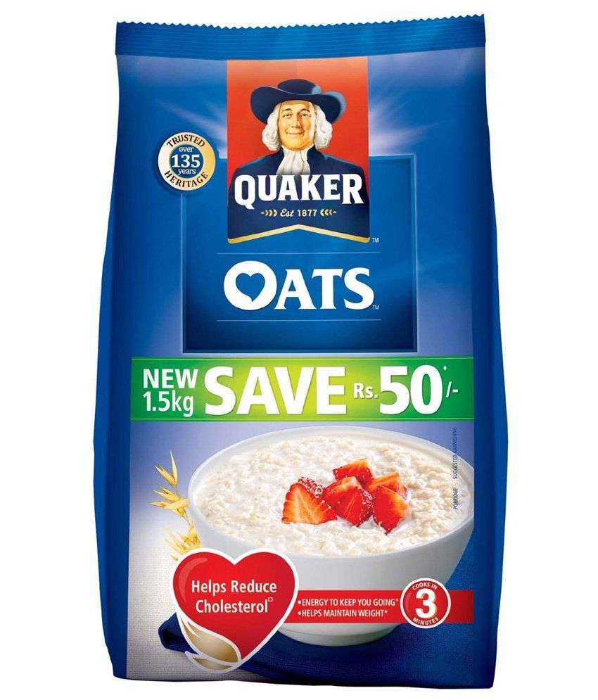 Quaker Quaker Oats, 500g Buy Quaker Quaker Oats, 500g at Best Prices in India Snapdeal
