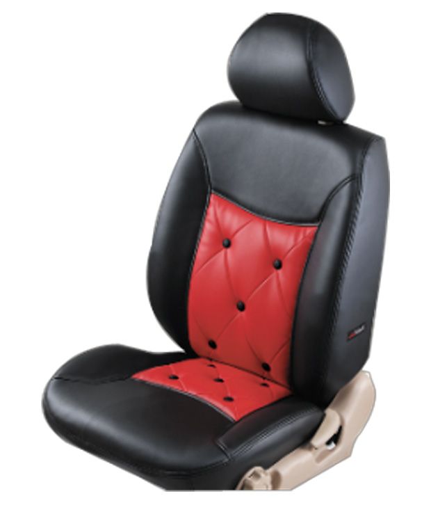 Musicar Black Leather Seat Covers For Maruti Suzuki Ertiga Pack Of 4 Buy Musicar Black