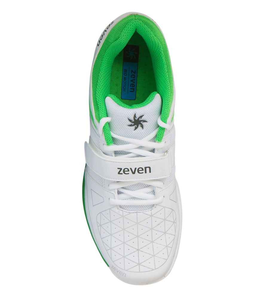 Zeven Crust 1.0 White Batsman Shoes Buy Zeven Crust 1.0 White Batsman Shoes Online at Best