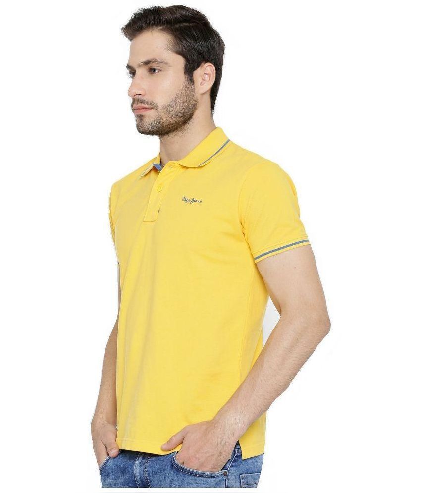 pepe jeans yellow t shirt