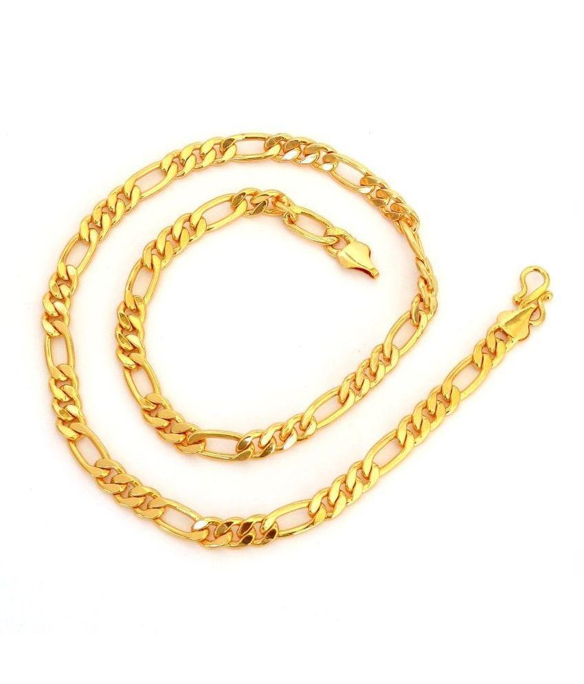 J S Imitation Golden Brass Chain with Bracelet and Earrings Buy Online