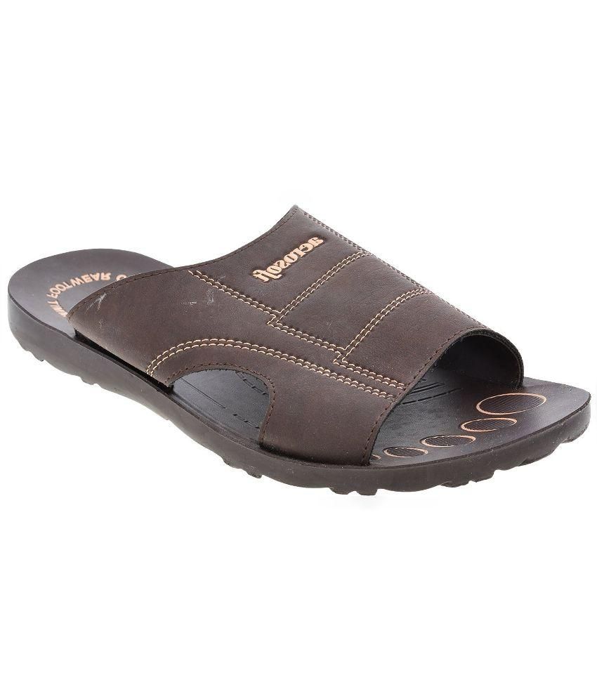 Aerosoft Brown Flip Flops Price in India- Buy Aerosoft Brown Flip Flops Online at Snapdeal