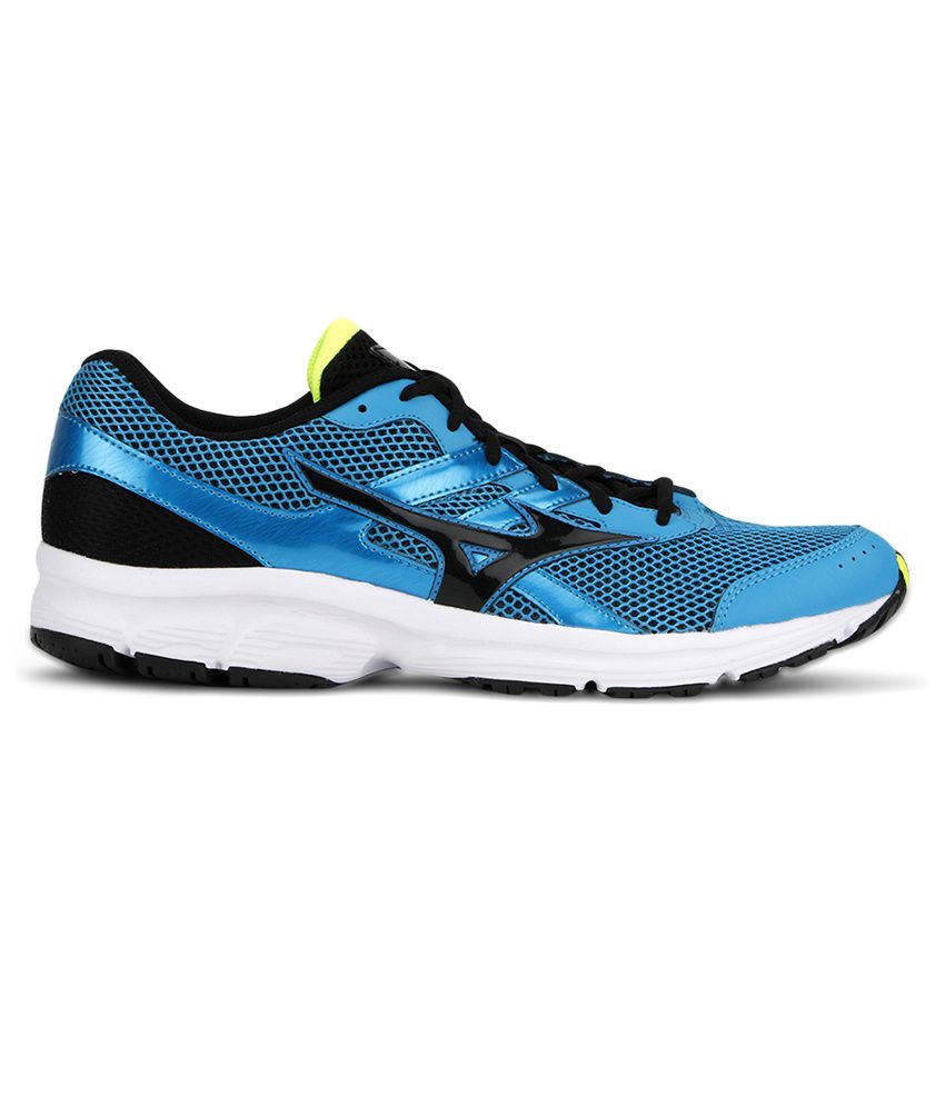 Mizuno Spark Running Shoes (Atomic Blue / Black / Safety Yellow) - Buy ...