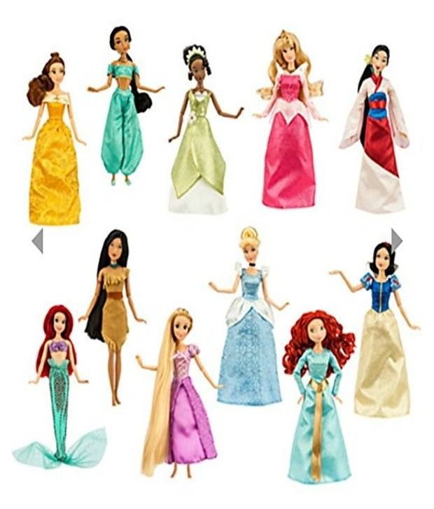 disney princess deluxe set of 11 dolls