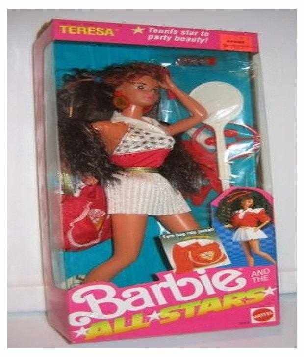 Mattel Barbie All Stars Teresa 1989 New in Box - Buy Mattel Barbie All Stars Teresa 1989 New in 