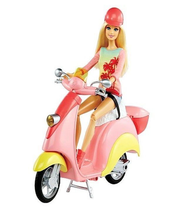 Barbie - Glam Scooter with Barbie Doll Mattel Barbie - Glam Scooter with Doll Online at Low Price - Snapdeal