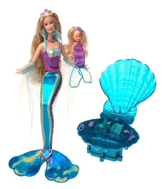 barbie mermaid doll with removable tail