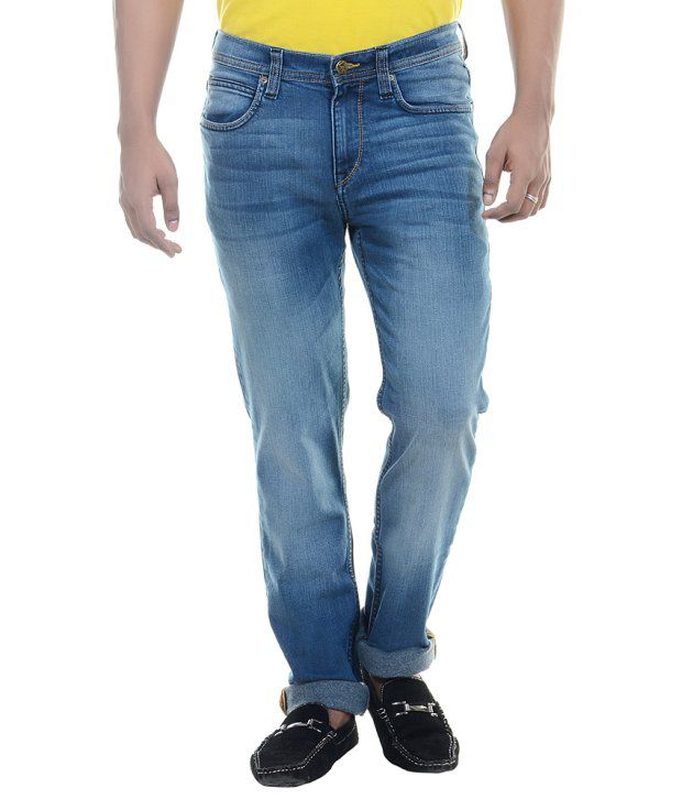 Lee Faded Light Blue Jeans - Buy Lee Faded Light Blue Jeans Online at ...