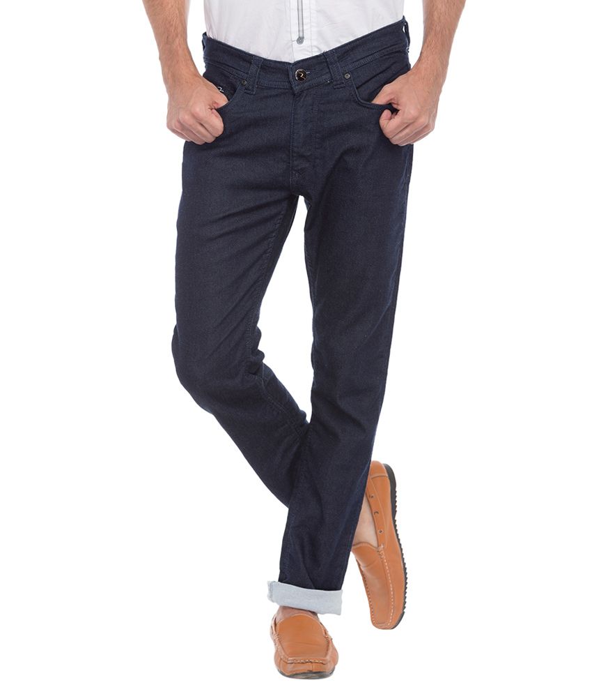 navy slim fit pants