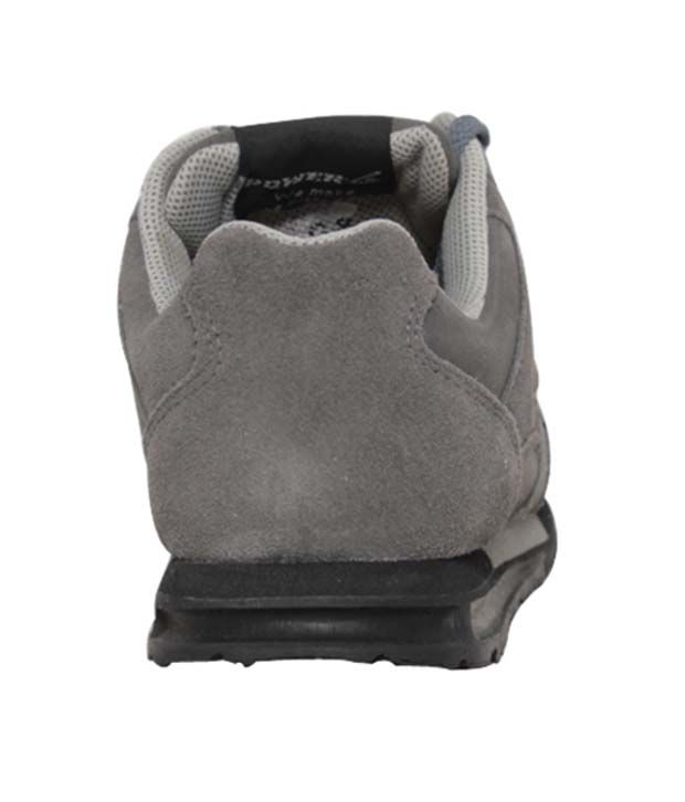 power grey running shoes for men