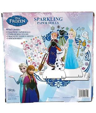 frozen sparkling paper dolls