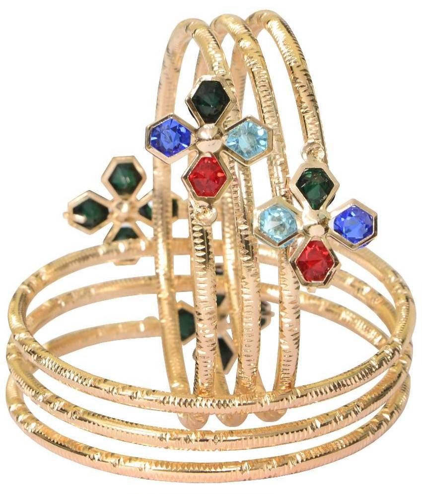 Comfty Golden Alloy Kada Buy Comfty Golden Alloy Kada Online in India