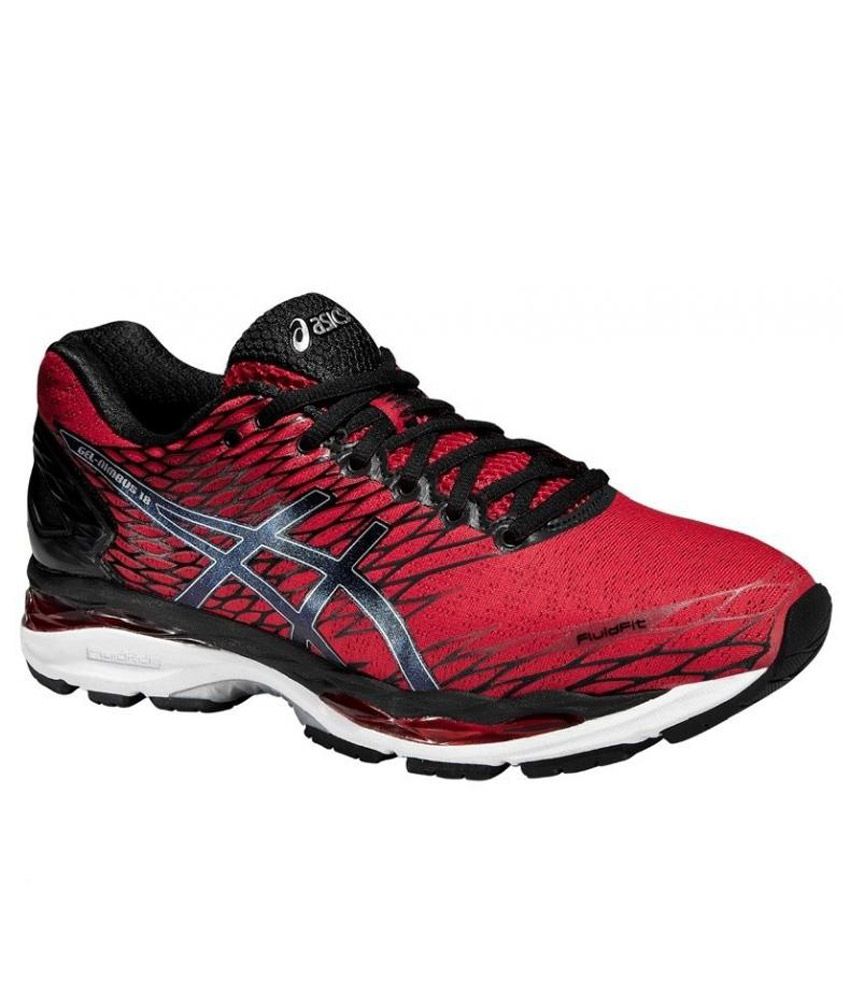 Asics Gel-Nimbus 18 Red Running Sports Shoes - Buy Asics Gel-Nimbus 18 ...