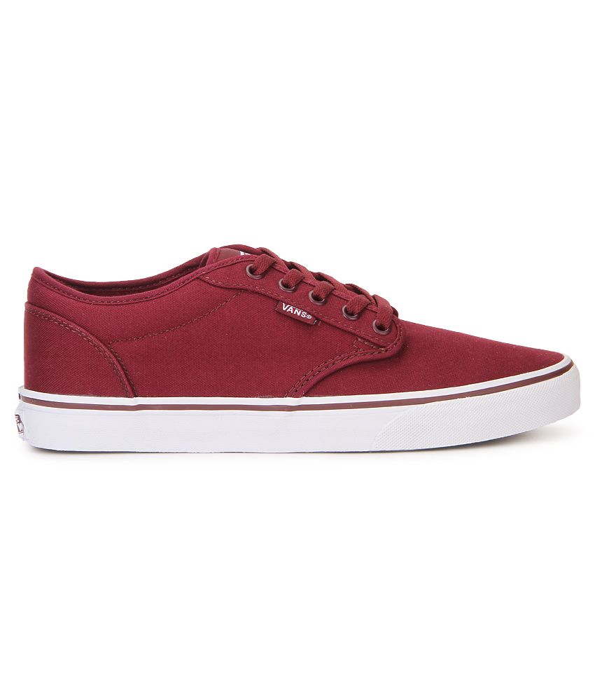 Vans Atwood Maroon Canvas Casual Shoes - Buy Vans Atwood Maroon Canvas ...