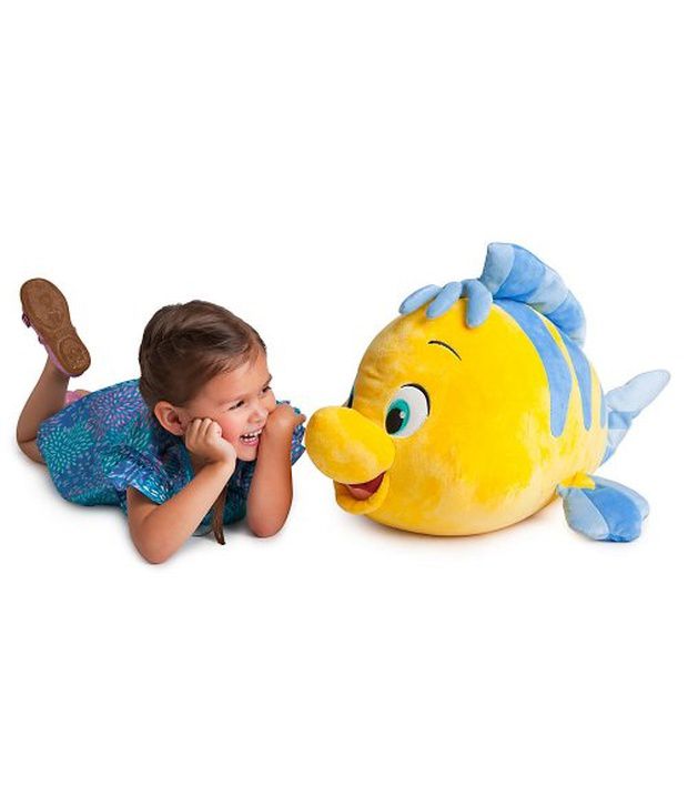 Flounder Bean Bag Plush 7 Inch Disney Little Mermaid 9462 for sale online 