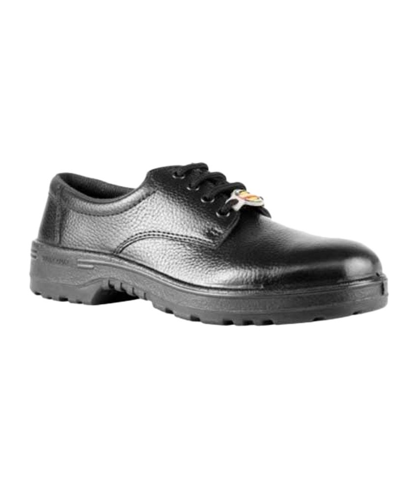 Buy Liberty Black Leather Safety Shoes for Men Online at Low Price in ...