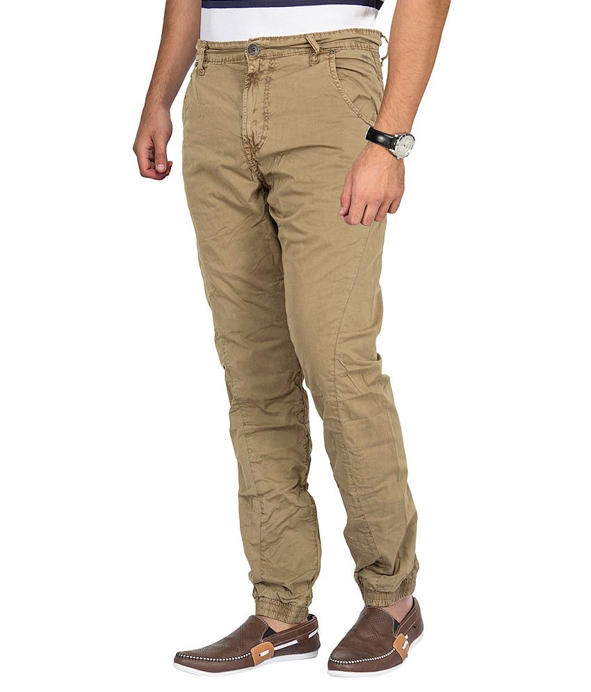 brown joggers petite