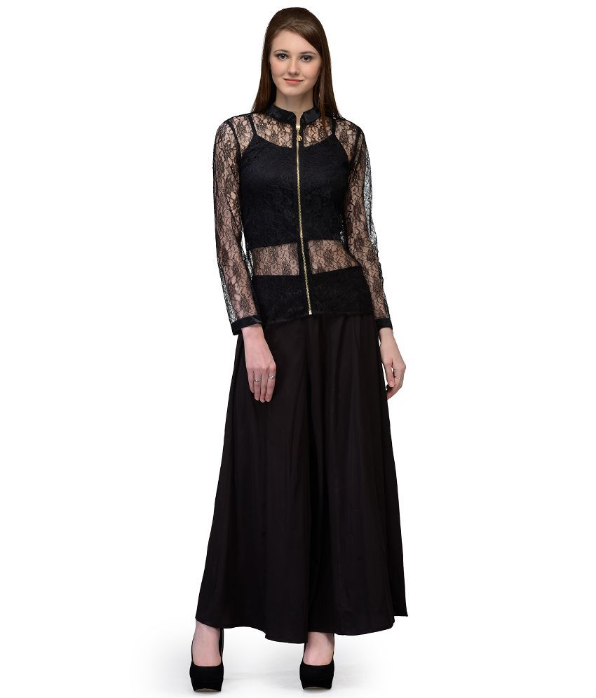 black net long shrug