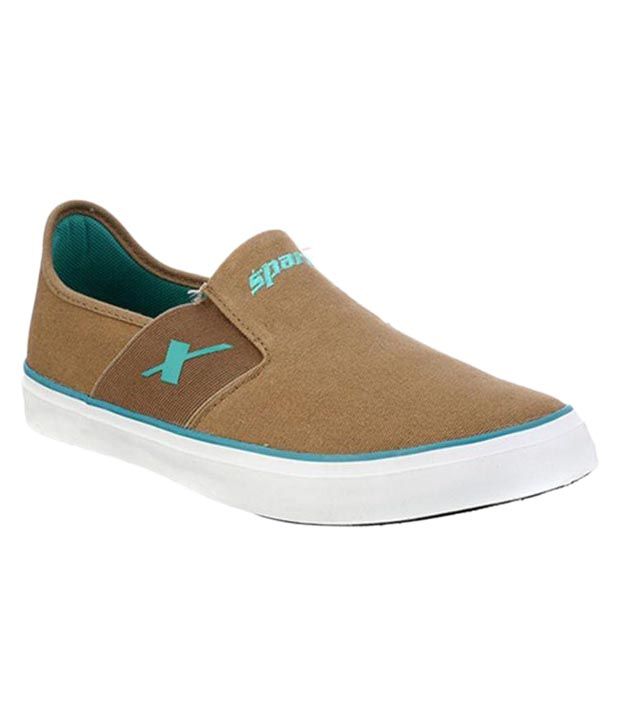 Sparx Brown Canvas Shoes - Buy Sparx Brown Canvas Shoes Online at Best ...