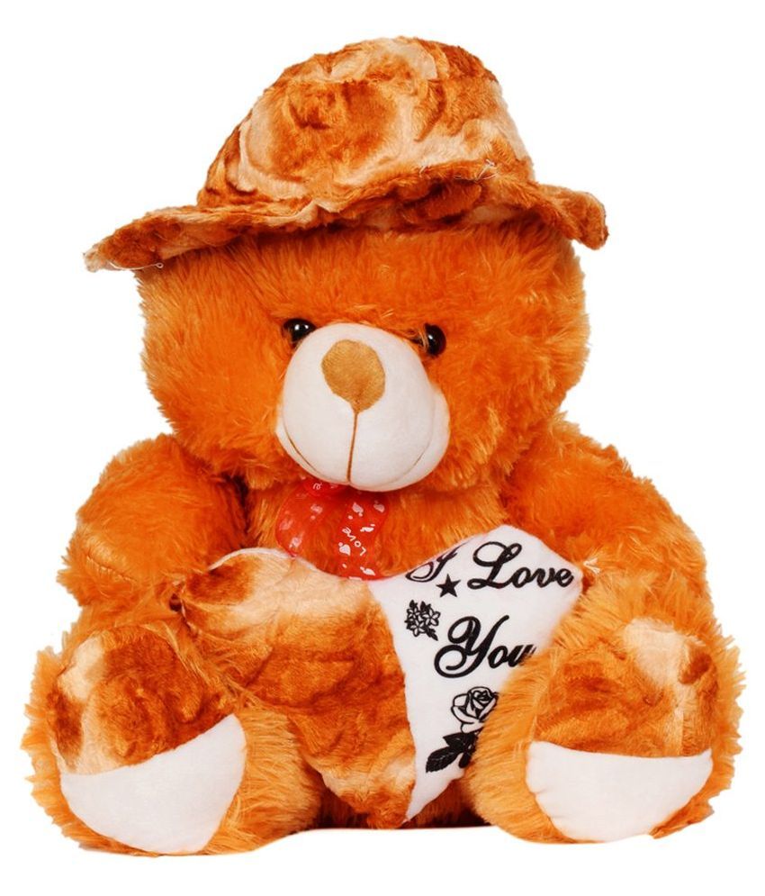 big teddy bear with cap