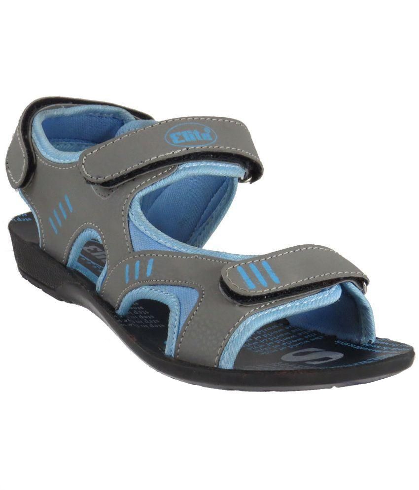 Elite Gray Floater Sandal Price in India- Buy Elite Gray Floater Sandal ...