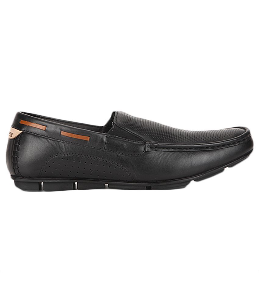 lee cooper loafers black