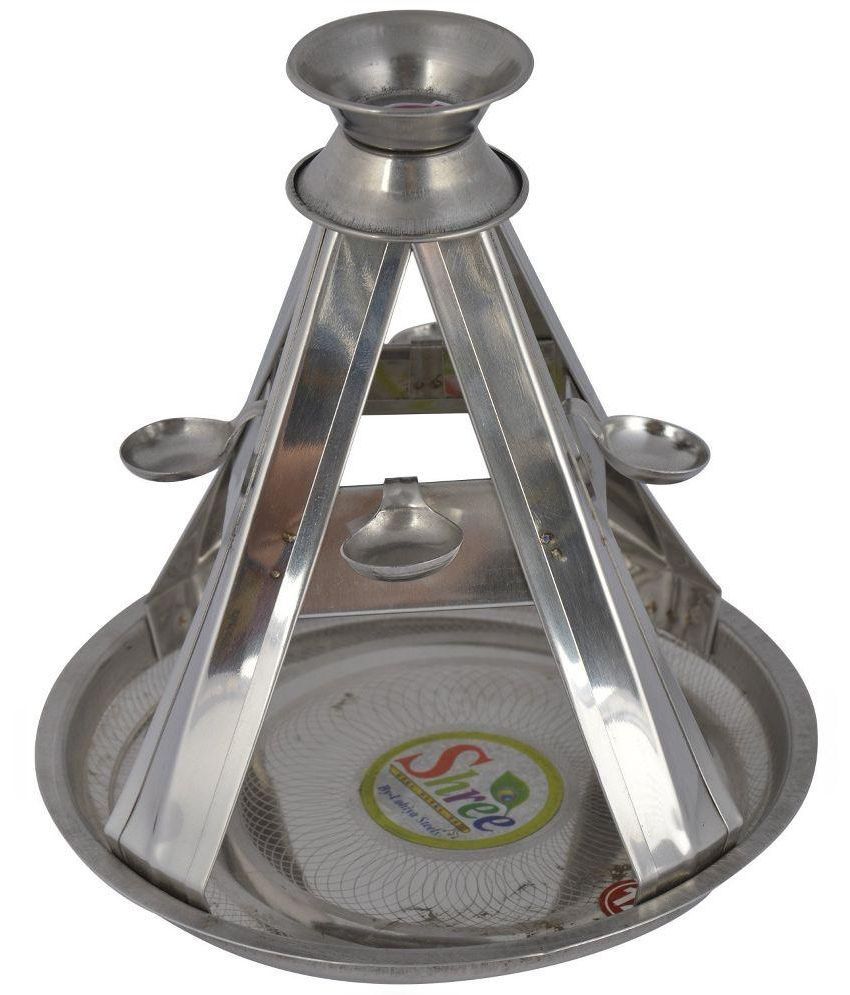 steel diya stand