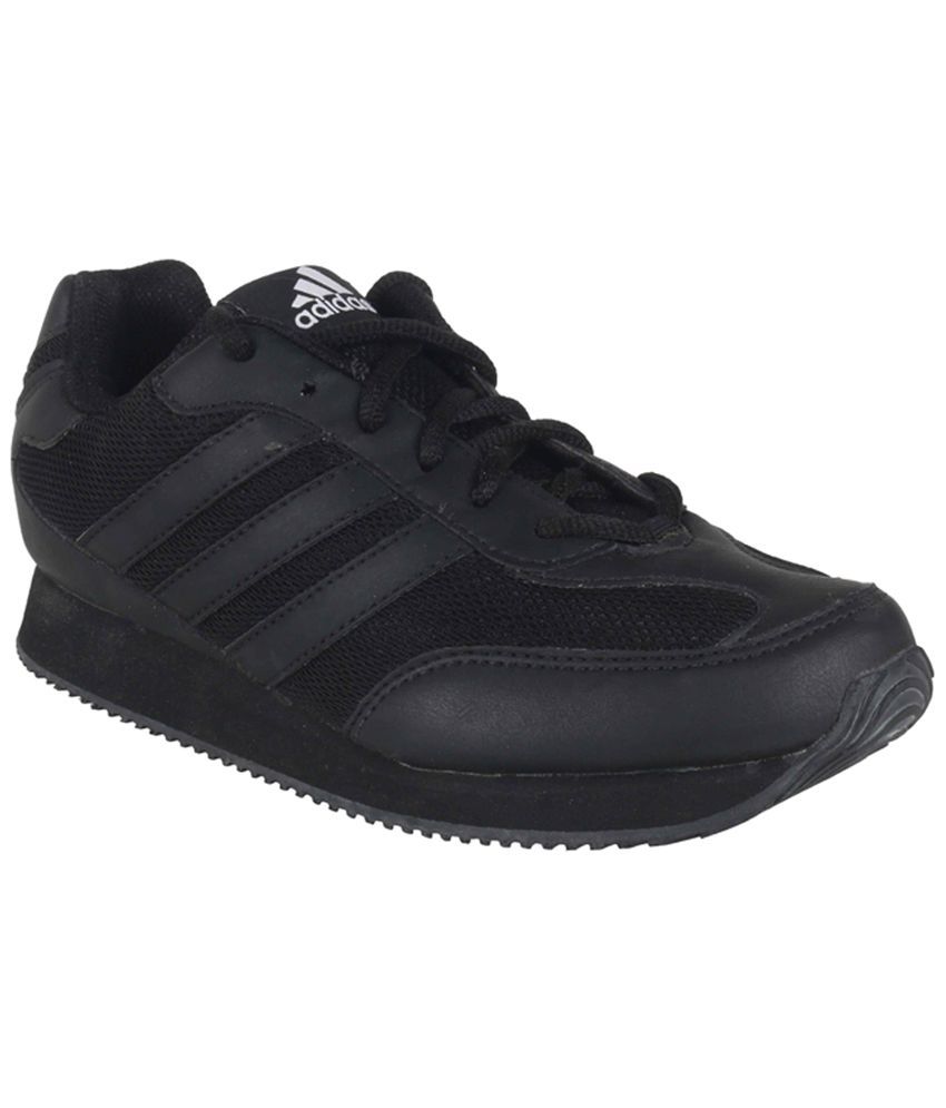 adidas black shoes for school