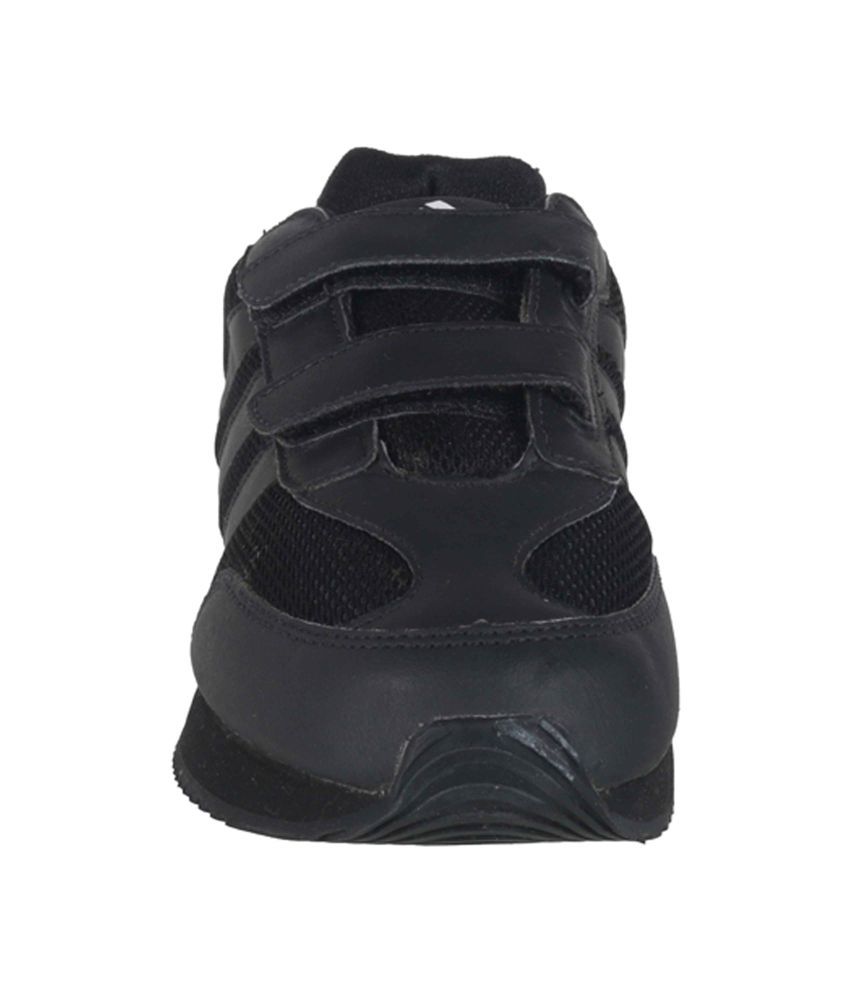 adidas black school shoes with velcro