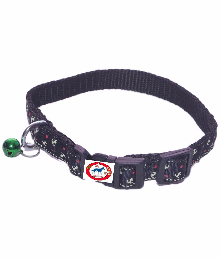     			Pet Club51 High Quality Printed Collar - Black