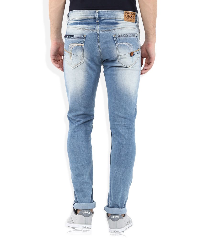 spykar slim men blue jeans