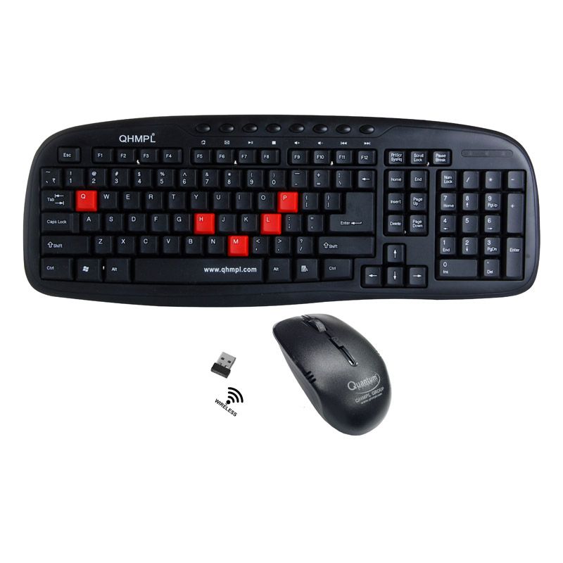     			Quantam Qhm9440 Wireless Keyboard With Mouse Combo