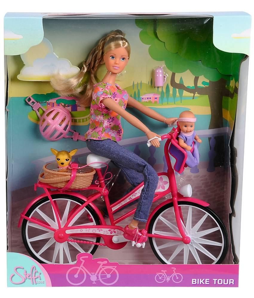 steffi doll with scooter